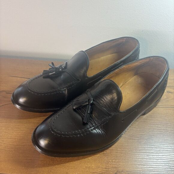 Brooks Brothers Mens 12D Fitzgerald Black Tassel Loafer Leather main image 7